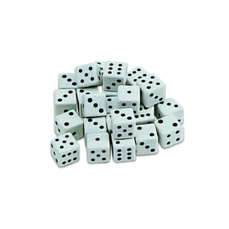 8422878900084 - DÉS ARÊTE 12MM LOT DE 25