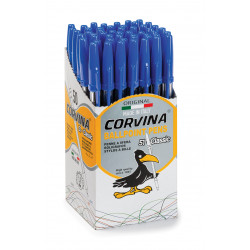 8003511421632 - CORVINA 50 STYLOS BILLE POINTE MOYENNE BLEU