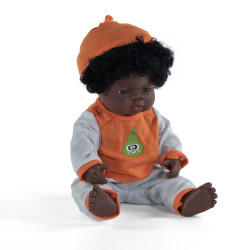 8413082310547 - POUPÉE 38 CM AVEC CHEVEUX FILLE AFRICAINE