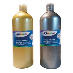 8435041451948 - FLACON ACRYLIQUE 500 ML ARGENT