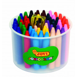8412027008327 - JOVI POT 60 MAXI-CRAYONS ? LA CIRE COLORIS ASSORTIS