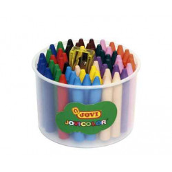 8412027008327 - JOVI POT 60 MAXI-CRAYONS ? LA CIRE COLORIS ASSORTIS