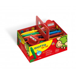 8000825462702 - BE-BÈ CLASSPACK 40 MAXI-CRAYONS À LA CIRE COLORIS ASSORTIS