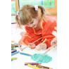 4006381346900 - WOODY 6 CRAYONS COLORIS ASSORTIS