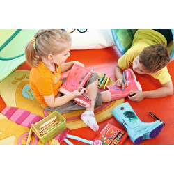 4006381346900 - WOODY 6 CRAYONS COLORIS ASSORTIS