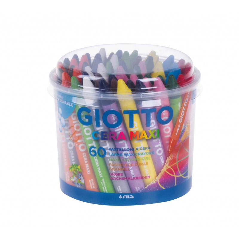 8000825519208 - CERA MAXI POT 60 CRAYONS ? LA CIRE COLORIS ASSORTIS