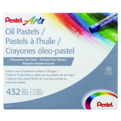 072512234778 - PENTEL ARTS CLASSPACK 432 PASTELS COLORIS ASSORTIS