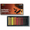 8804819011019 - MUNGYO 12 DEMI-PASTELS SECS CARR?S COLORIS SANGUINS ASSORTIS