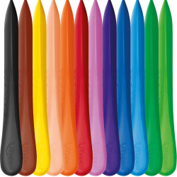3154148620112 - PLASTICLEAN 12 CRAIES COLORIS ASSORTIS