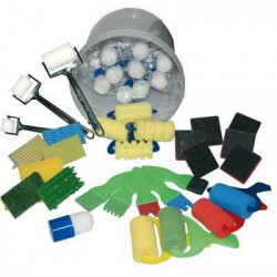 3134725019270 - SEAU 38 PIÈCES ACCESSOIRES DE PEINTURE