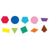 3701254700957 - 10 TAMPONS GÉANTS FORMES GEOMETRIQUES ASSORTIES