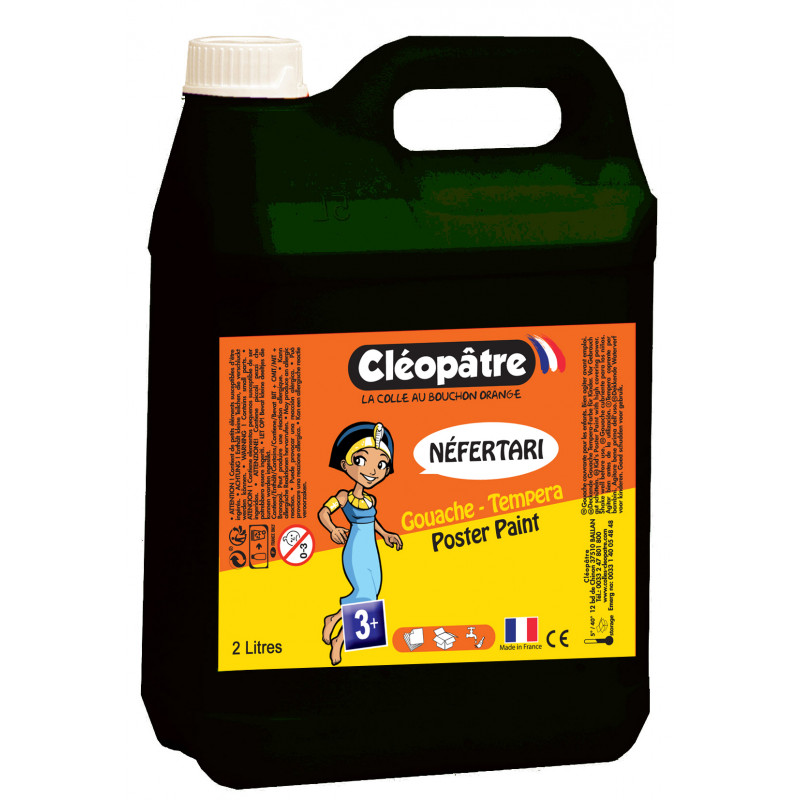 3134725014121 - NEFERTARI FLACON GOUACHE 2L NOIR