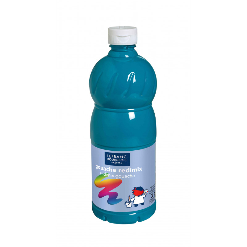 3013641880334 - LEFRANC FLACON GOUACHE 1L TURQUOISE