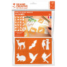 3471052250748 - 24 MINI POCHOIRS LA FORET