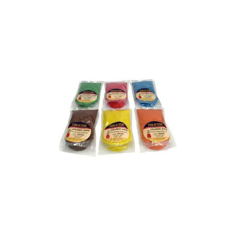 3760002570440 - SABLE COLORÉ 6X500G COLORIS ASSORTIS