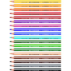 3168070203961 - TRIO THICK CLASSPACK 96 CRAYONS COULEURS ASSORTIS