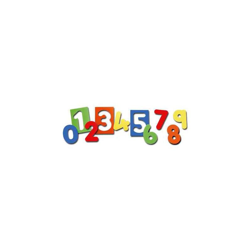 3760002572024 - 10 POCHOIRS CHIFFRES DE 0 A 9