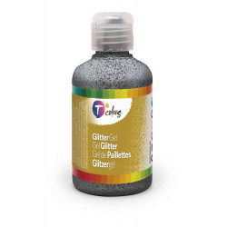 3760002574288 - GEL PAILLETE FLACON 250ML ARGENT