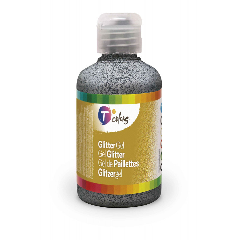 3760002574288 - GEL PAILLETE FLACON 250ML ARGENT