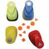 3701254717160 - 4 PERFORATEURS MÉDIUM FORMES GÉOMÉTRIQUES