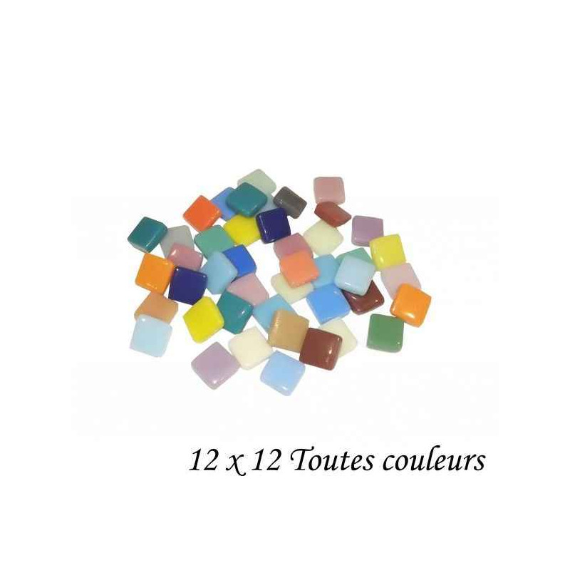 3576840012741 - 620 MOSAñQUES SMALT 12X12MM COLORIS ASSORTIS