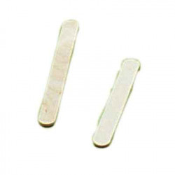 3532431025019 - 300 BÂTONNETS PLATS BOIS 9,3CM COLORIS NATUREL