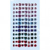 3532435004010 - 320 PIERRES BIJOUX ADHESIFS ASSORTIS