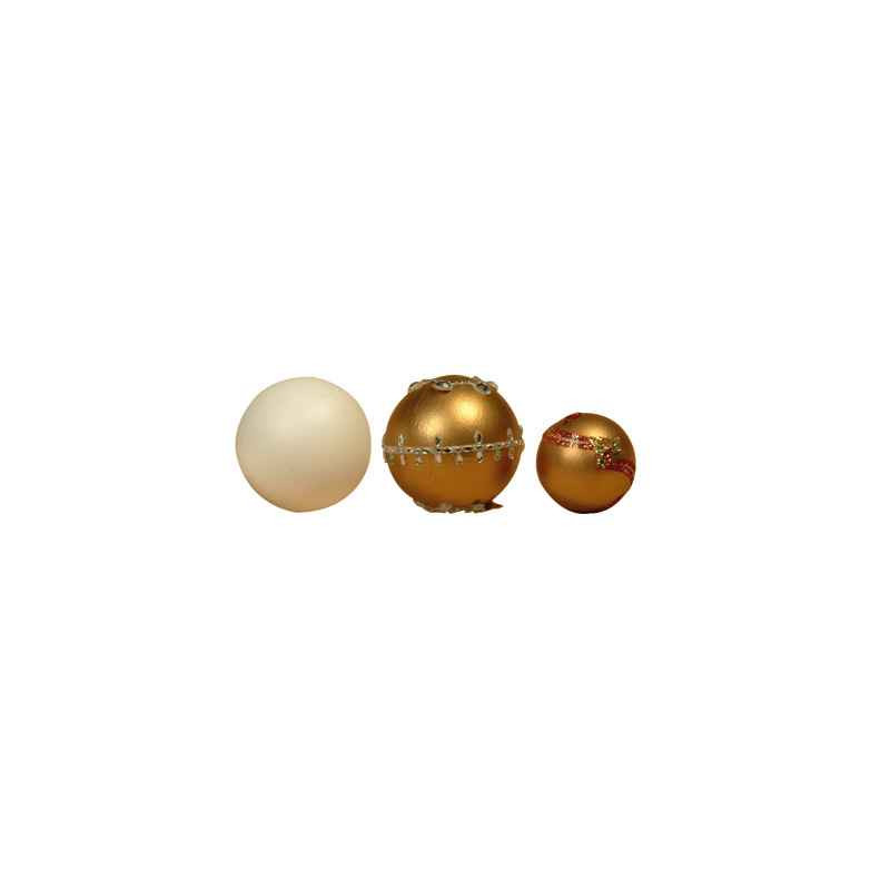 3532436001018 - 5 BOULES STYROPOR Ø 100 MM