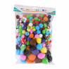 3900007909177 - 300 POMPONS TAILLES ET COLORIS ASSORTIS
