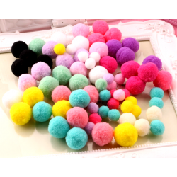 3900007909177 - 300 POMPONS TAILLES ET COLORIS ASSORTIS