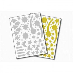 3270241192339 - 244 GOMMETTES NOËL OR ET ARGENT ASSORTIES