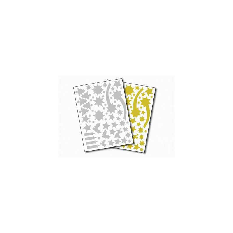 3270241192339 - 244 GOMMETTES NOËL OR ET ARGENT ASSORTIES