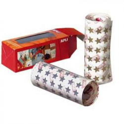 8410782111160 - ROULEAU 2360 GOMMETTES ÉTOILES OR TAILLES ASSORTIES