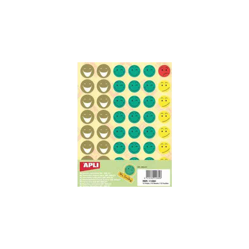 8410782116806 - 576 GOMMETTES ÉMOTICONES 1