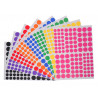 3700162301508 - 1872 GOMMETTES RONDES TAILLES ET COLORIS ASSORTIS