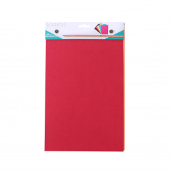 8425901653001 - 10 PLAQUES CAOUTCHOUC 20X30CM COLORIS ASSORTIS