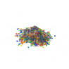 8428885489703 - 500G PERLES ROCAILLES 2,5MM TRANSPARENTES ASSORTIES
