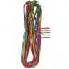 3700043039186 - 5 LACETS PLATS ASPECT VELOURS COLORIS ASSORTIS