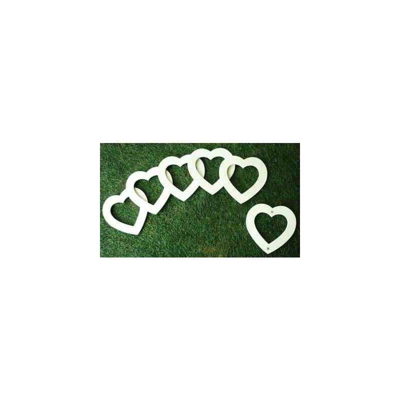 3532431012057 - 3 CADRES PHOTO MAGNET FORME CŒUR