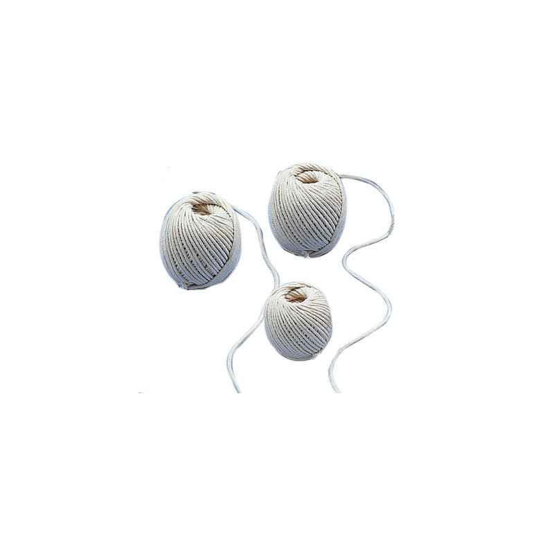 3532432001517 - 1 PELOTE COTON BLANC TRESSÉ 1MM