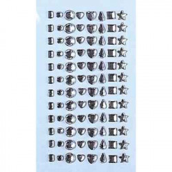 3532435004157 - 96 STRASS DIAMANTS ADHÉSIFS ASSORTIS