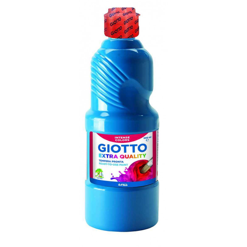 8000825966538 - GIOTTO FLACON GOUACHE 500ML CYAN