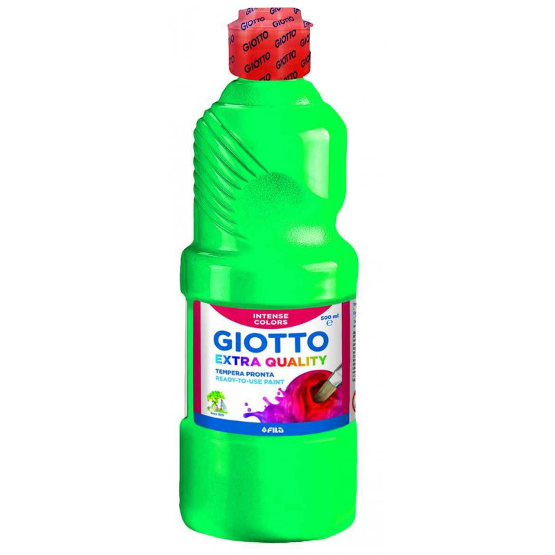 8000825997006 - GIOTTO FLACON GOUACHE 500ML ÉMERAUDE