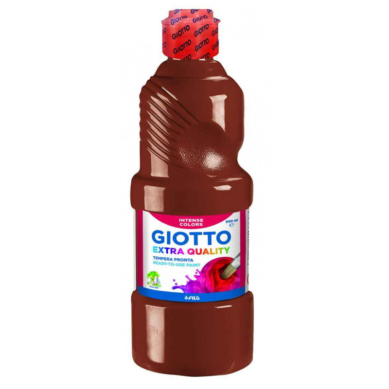 8000825966712 - GIOTTO FLACON GOUACHE 500ML MARRON
