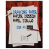 3148950087447 - 250F PAPIER DESSIN BLANC 21X29,7CM 200G