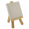 4011569040068 - MINI CHEVALET BOIS 12CM AVEC TOILE
