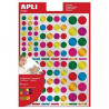 8410782135296 - 624 GOMMETTES RONDES M?TALLIS?ES TAILLES ET COLORIS ASSORTIS