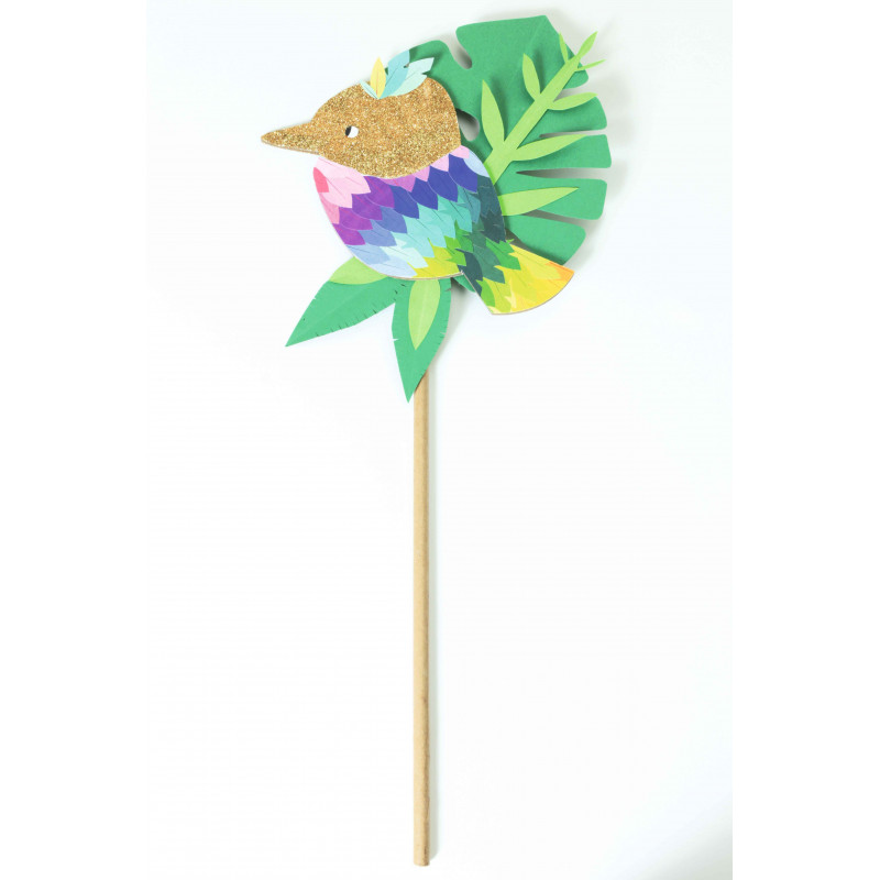 3609510911829 - 1320 GOMMETTES PLUMES COLORIS ASSORTIS