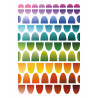 3609510911836 - 1560 GOMMETTES ?CAILLES COLORIS ASSORTIS