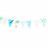 3701385303539 - 2 BANDEROLLES PAPIER AVEC DRAPEAUX À DÉCORER
